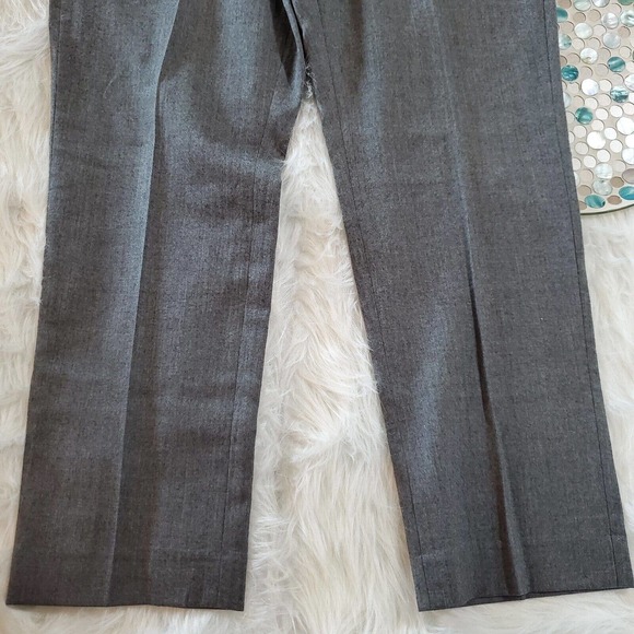 J Crew Mens Slim Bedford Wool Dress Pants Size 36 x 30 Gray Straight Leg - Picture 4 of 8